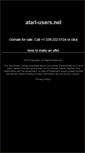 Mobile Screenshot of mail.atari-users.net